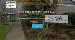 Desktop Screenshot of creeksideor.com